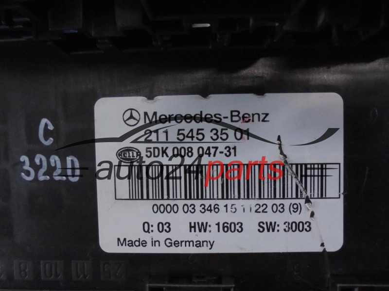 Moduł komfortu Mercedes Benz 2115453501 5DK00804731 – zdjęcie 2