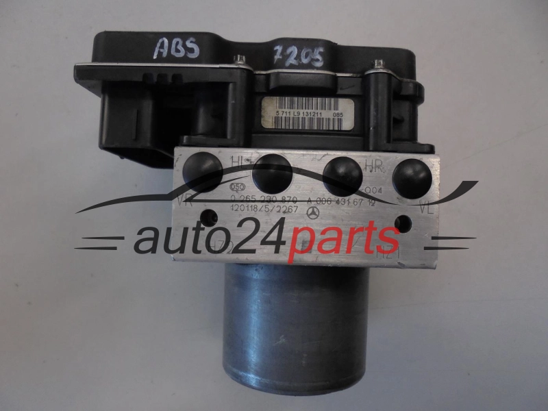ABS Pumpe und steuergerat MERCEDES W169 W245 BOSCH 0 265 230 870, 0265230870, A 006 431 67 12, A0064316712, 0 265 951 352, 0265951352