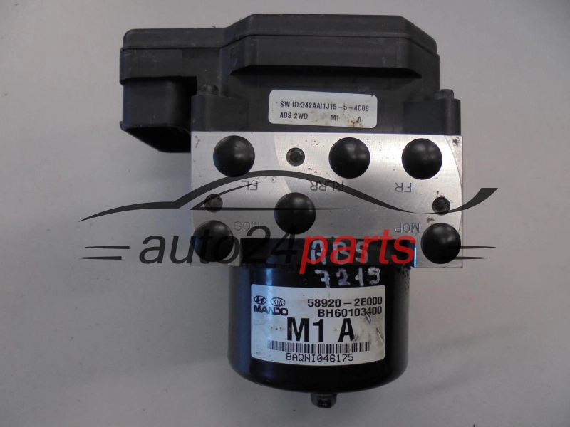ABS POMPA I STEROWNIK HYUNDAI TUCSON KIA 58920-2E000, 589202E000, MANDO BH60103400, 5WY7507B, 58900-2E000, 589002E000