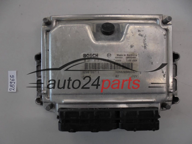 Sterownik silnika Renault Megane Kangoo 1.9 TDI 0281010502 HOM8200085921