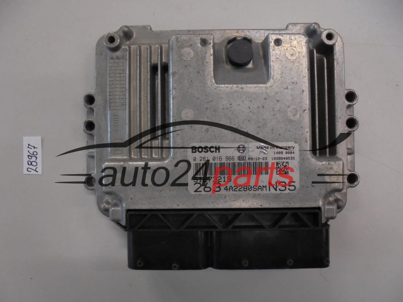 KOMPUTER STEROWNIK SILNIKA FIAT 0281016966 51873219