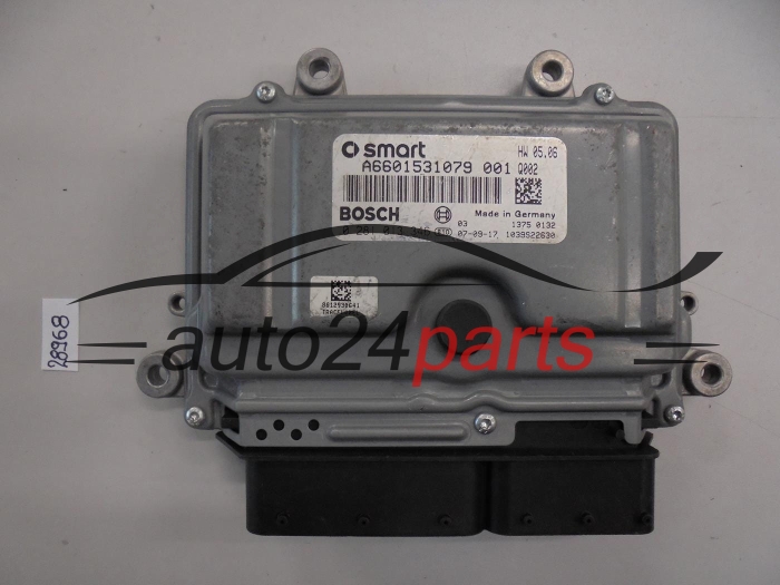 KOMPUTER STEROWNIK SILNIKA SMART 0.8 CDI, BOSCH 0 281 013 346, BOSCH 0281013346, A6601531079 001, A6601531079001