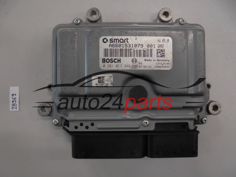 Sterownik silnika Smart 0.8 CDI 0281013346 A6601531079001 – zdjęcie 2