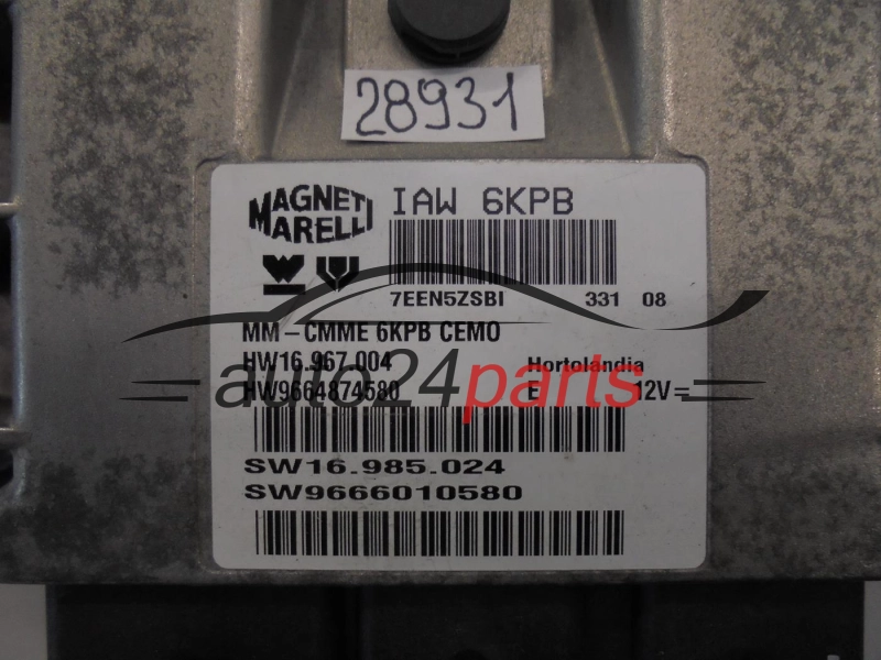 CITROEN IAW 6KPB IAW6KPB 9666010580