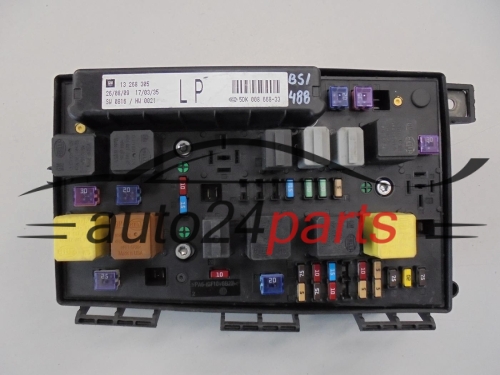SKRZYNKA ELEKTRYCZNA PRZEKAŻNIKÓW I BEZPIECZNIKÓW MODUŁ NADWOZIA CENTRALKA KOMFORTU BSI OPEL ASTRA H ZAFIRA B GM 13 268 305 LP, 13268305 LP, 5DK008668-33, 5DK00866833
