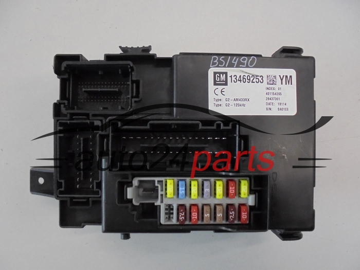 CENTRALKA MODUL BSI OPEL MERIVA B 13469253 YM, 13469253YM