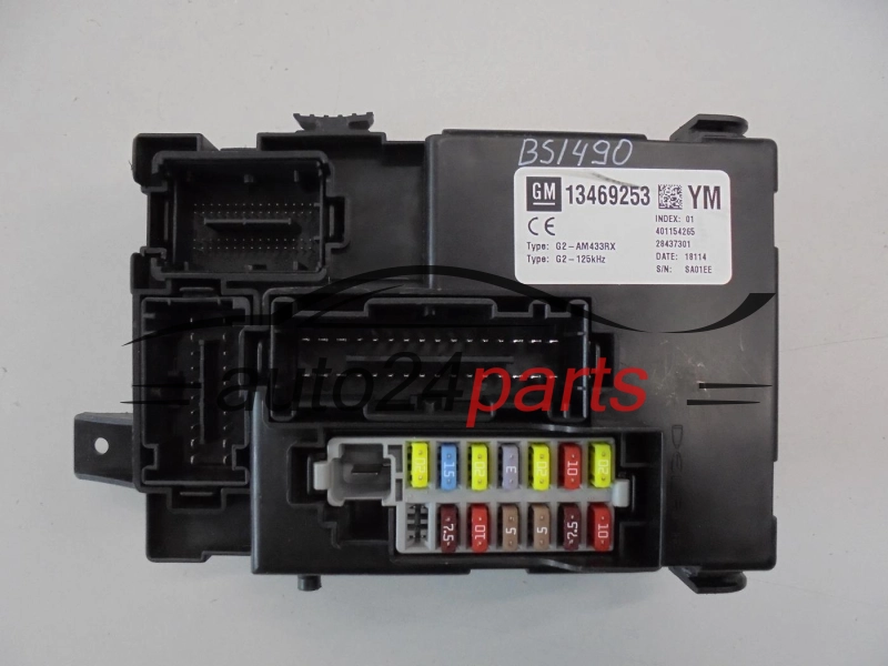 CENTRALKA MODUL BSI OPEL MERIVA B 13469253 YM, 13469253YM