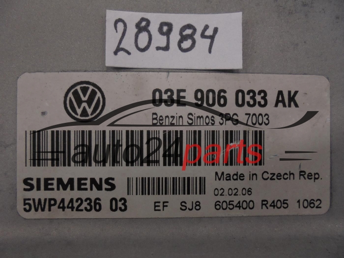 Calculateur Moteur VOLKSWAGEN 03E906033AK 5WP44236 03
