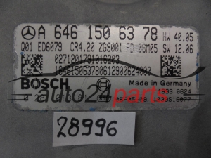 Sterownik silnika Mercedes Sprinter 2.2 CDI 0281013811 A6461506378 – zdjęcie 2