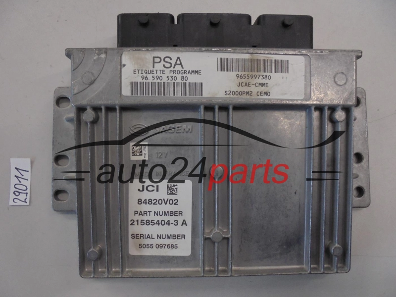 KOMPUTER STEROWNIK SILNIKA PEUGEOT 21585404-3A 9659053080