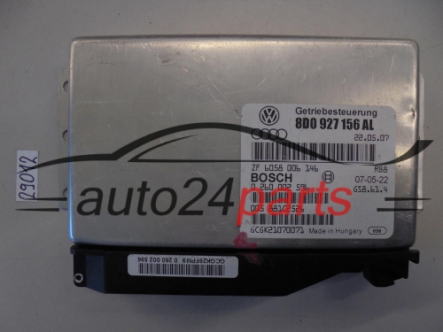 STEROWNIK SKRZYNI AUTOMATYCZNEJ AUDI VOLKSWAGEN BOSCH 0 260 002 596, 0260002596, 8D0 927 156 AL, 8D0927156AL, ZF 6058 006 138, ZF6058006138