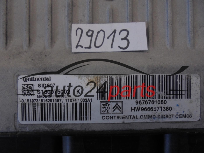 Sterownik silnika Peugeot S180075002K 9676761080 – zdjęcie 2