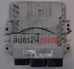 CALCULATEUR MOTEUR PEUGEOT S180075002 K,  S180075002K, 9676761080, HW9666571380, SID807