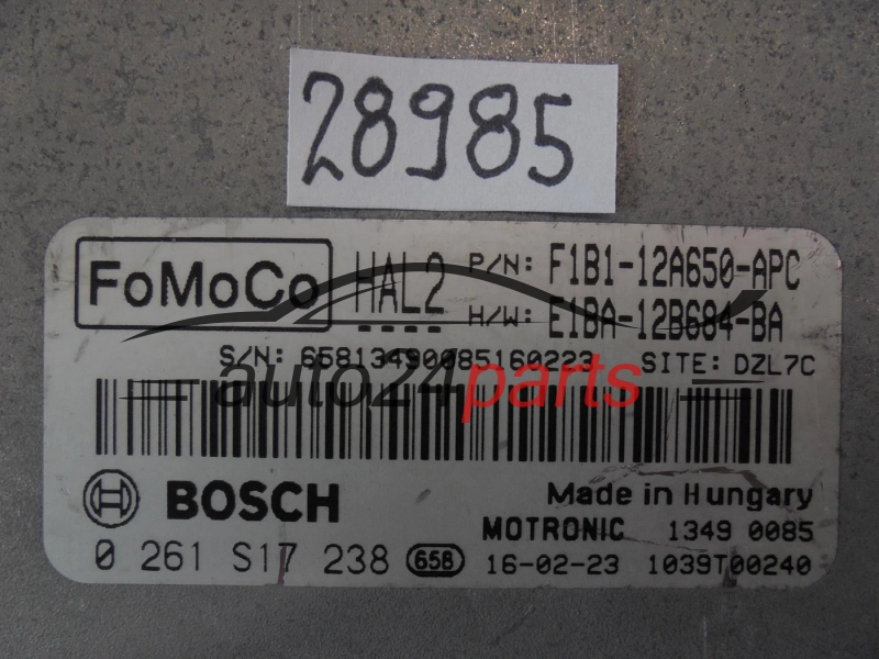 FORD 0261S17238 F1B1-12A650-APC F1B112A650APC