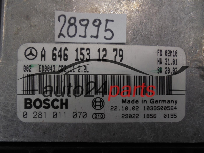 MERCEDES BENZ 0281011070 A6461531279 CR3.11