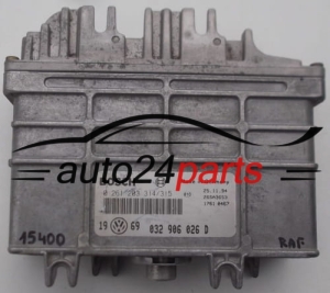 Μονάδα Ελέγχου Κινητήρα VW VOLKSWAGEN GOLF III PASSAT AUDI SEAT 1.6 BOSCH 0 261 203 314/315 0261203314 0261203315 032 906 026 D 032906026D