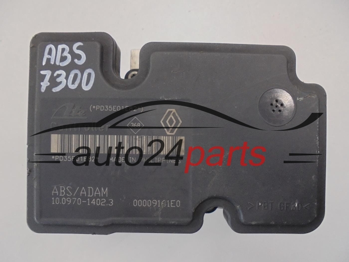 ABS POMPA I STEROWNIK RENAULT LAGUNA 8200 345 939 C, 8200345939C, P5CT2AAY6, ATE 10.0207-0050.4, 10020700504, 10.0970-1402.3, 10097014023