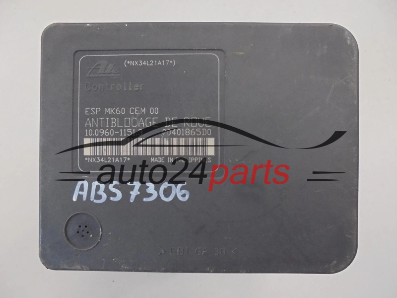 POMPA ABS I STEROWNIK PEUGEOT 9655960880 10.0960-1151.3 10096011513