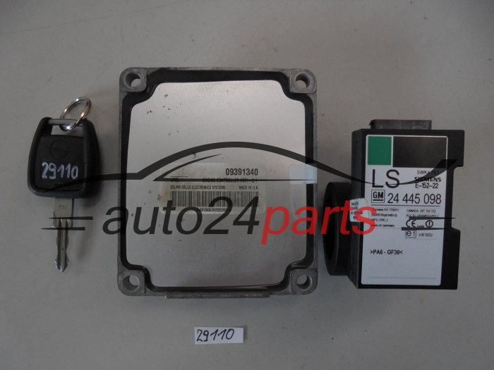 Sterownik silnika Opel Astra Corsa Vectra Zafira 1.4 Z14XE 1.6 Z16XE Z16SE 09391340 HSFI21 – zdjęcie 2