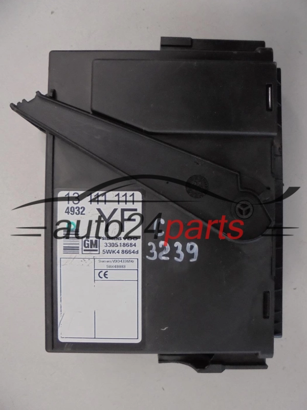 CENTRALKA MODUL STEROWNIK KOMFORTU OPEL CORSA COMBO 13 111 111 YF, 13111111, SIEMENS VDO 5WK4 8664 d, 5WK48664d, GM 3305 18684, 330518684