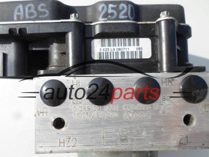 ABS PUMP AUDI Q5 BOSCH 0 265 236 336, 0265236336, 8R0614517R, 0265951512