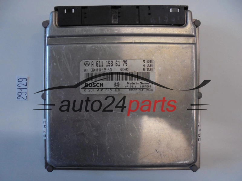 KOMPUTER STEROWNIK SILNIKA MERCEDES SPRINTER 2.2 CDI BOSCH 0281010615, 0 281 010 615, A6111536179, 6111536179, A 611 153 61 79, CR2.35