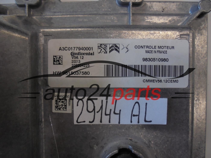 CITROEN A3C0177940001 9830510980