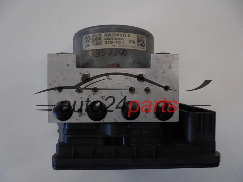 Abs pompa centralina AUDI A3 VW 2.0 TDI 5Q0 614 517 C, 5Q0614517C, ATE 10.0220-0207.4, 10022002074, 5Q0 907 379 D, 5Q0907379D, 10091503873, 10062232391