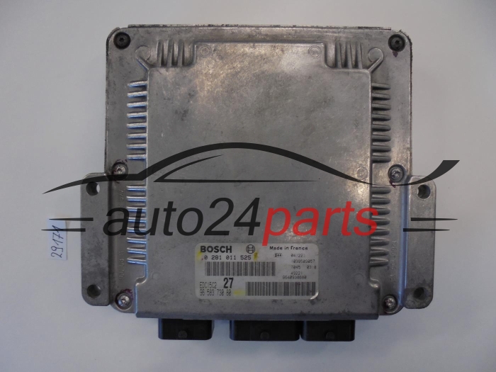 KOMPUTER STEROWNIK SILNIKA PEUGEOT 206 2.0 HDI BOSCH 0 281 011 525, 0281011525, 96 583 730 80, 9658373080