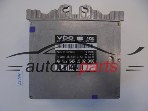 KOMPUTER STEROWNIK SILNIKA MERCEDES W210 E230 VDO 412.232/001/005, 412232001005, 017 545 25 32 (09), 0175452532, A0175452532