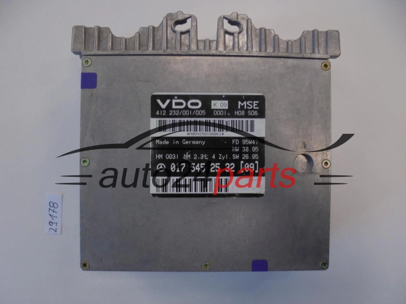 KOMPUTER STEROWNIK SILNIKA MERCEDES W210 E230 VDO 412.232/001/005, 412232001005, 017 545 25 32 (09), 0175452532, A0175452532