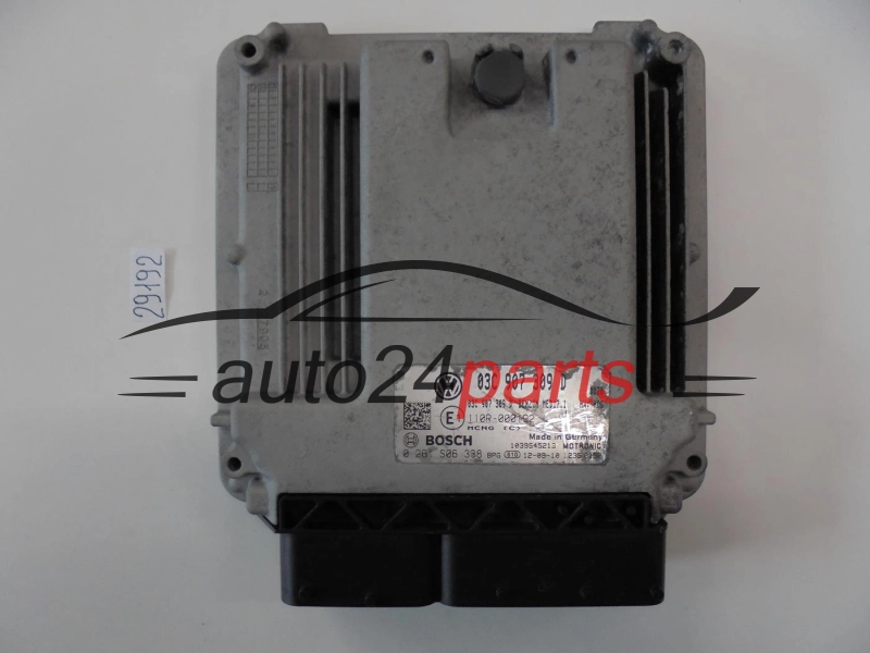 KOMPUTER STEROWNIK SILNIKA VW VOLKSWAGEN PASSAT, BOSCH 0 261 S06 338, BOSCH 0261S06338, 03C 907 309 D, 03C907309D, MED17.1