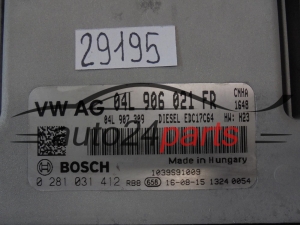 Komputer sterownik silnika Audi 0281031412 04L906021FR EDC17C64