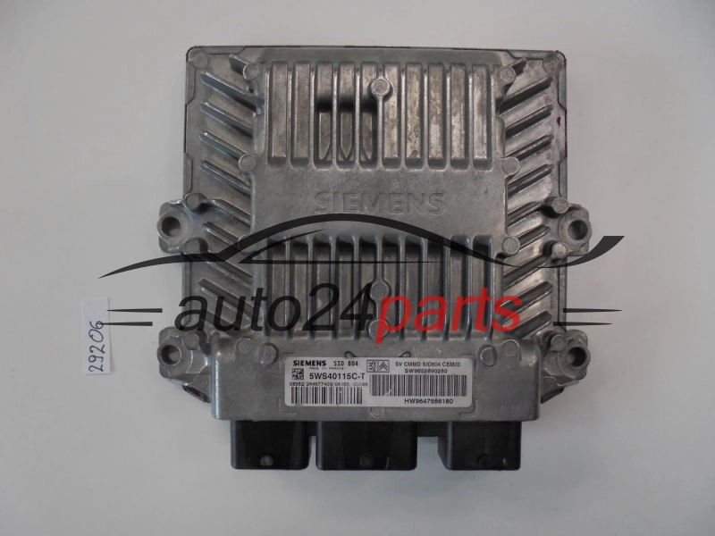 Sterownik silnika Citroen C2 1.4 HDI 5WS40115CT SW9652890280