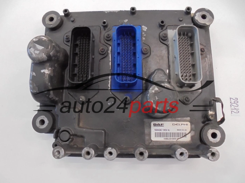Sterownik silnika DAF DELPHI 1684367 REV A – moduł ECU z trzema złączami