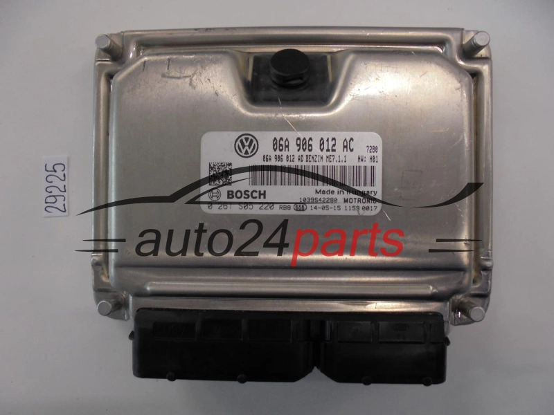 Centralina do motor  VOLKSWAGEN 0261S05220 06A906012AC ME7.1.1