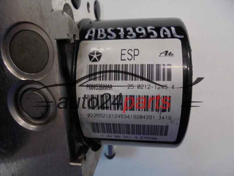 Pompe ABS et calculateur CHRYSLER VOYAGER P68053600AA, 25.0212-1245.4, 25021212454, 28.5263-4901.3, 28526349013