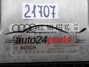 AUDI A4 2.0 TDI BOSCH 0 281 015 310, 0281015310, 03L 906 022 KC, 03L906022KC, 03L 906 022 B, 03L906022B..jpg