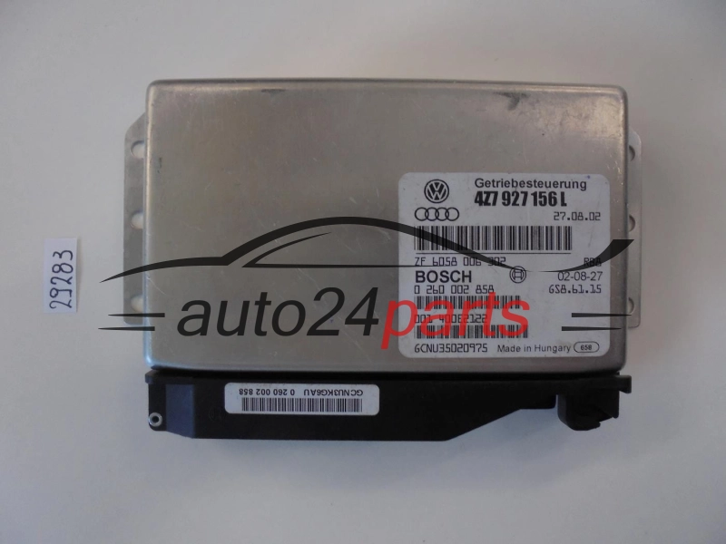 STEROWNIK SKRZYNI AUTOMATYCZNEJ AUDI 4Z7 927 156 L, 4Z7927156L, 0 260 002 858, 0260002858