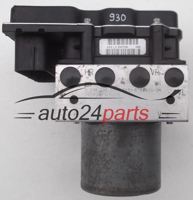 ABS PUMP BMW E60 BOSCH 0 265 236 020, 0265236020, 3451 6768550-01, 3451676855001, 0 265 950 666, 0265950666
