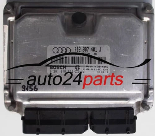 AUDI A6 2.5 TDI 4B2907401J, 4B2 907 401 J, BOSCH 0 281 010 822, 0281010822, DIESEL EDC15UM+D05 28SA5206.jpg