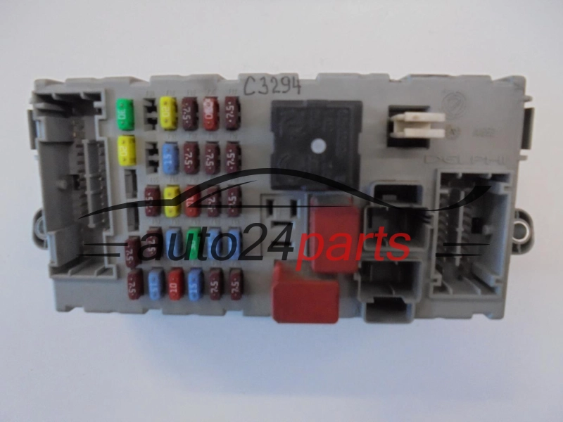 SKRZYNKA ELEKTRYCZNA PRZEKAŻNIKÓW I BEZPIECZNIKÓW MODUŁ NADWOZIA CENTRALKA KOMFORTU BSI FIAT CITROEN PEUGEOT 1361296080 CPL, 46520429