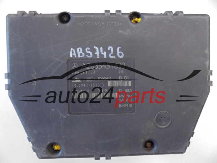 ABS POMPA I STEROWNIK MERCEDES W203 A 004 431 05 12, A0044310512, ATE 10.0204-0290.4, 10020402904, A2035451632, 10.0947-1513.3, 10094715133
