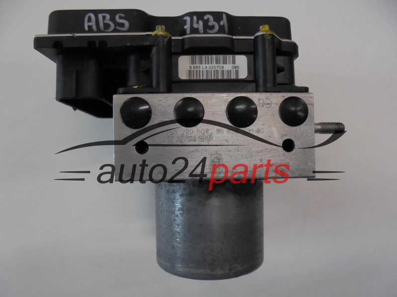 ABS POMPA I STEROWNIK CITROEN PEUGEOT BOSCH 0265230508, 9665363180, 0265951178