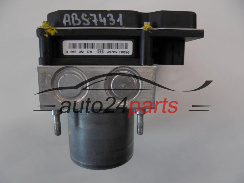 ABS POMPA I STEROWNIK CITROEN PEUGEOT BOSCH 0265230508, 9665363180, 0265951178