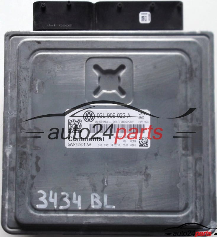 CALCULATEUR MOTEUR VW VOLKSWAGEN GOLF 1.6 TDI CONTINENTAL 5WP42801 AA