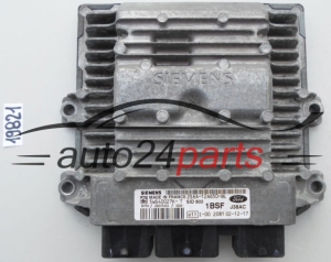 KOMPUTER STEROWNIK SILNIKA FORD FIESTA 1.4 TDCI SIEMENS 5WS40027K- T, 5WS40027KT, 2S6A-12A650-BL, 2S6A12A650BL, SID 802, 1BSF -  19821, 372