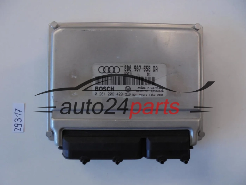 KOMPUTER STEROWNIK SILNIKA AUDI A4 S4 1.8T AJL 8D0 907 558 DA, 8D0907558DA, BOSCH 0261206429, 0 261 206 429