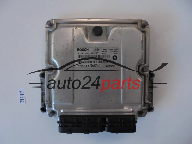 KOMPUTER STEROWNIK SILNIKA JEEP GRAND CHEROKEE 2.7 CRD BOSCH 0 281 010 293, 0281010293, P56044356AC