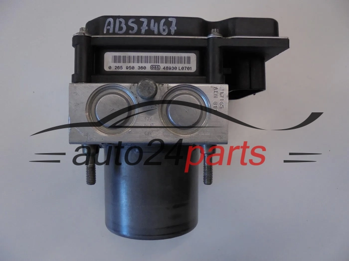 Bomba ABS y centralita AUDI 0265234114 4F0614517 4F0910517D 0265950360